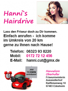 Hanni's Hairdrive